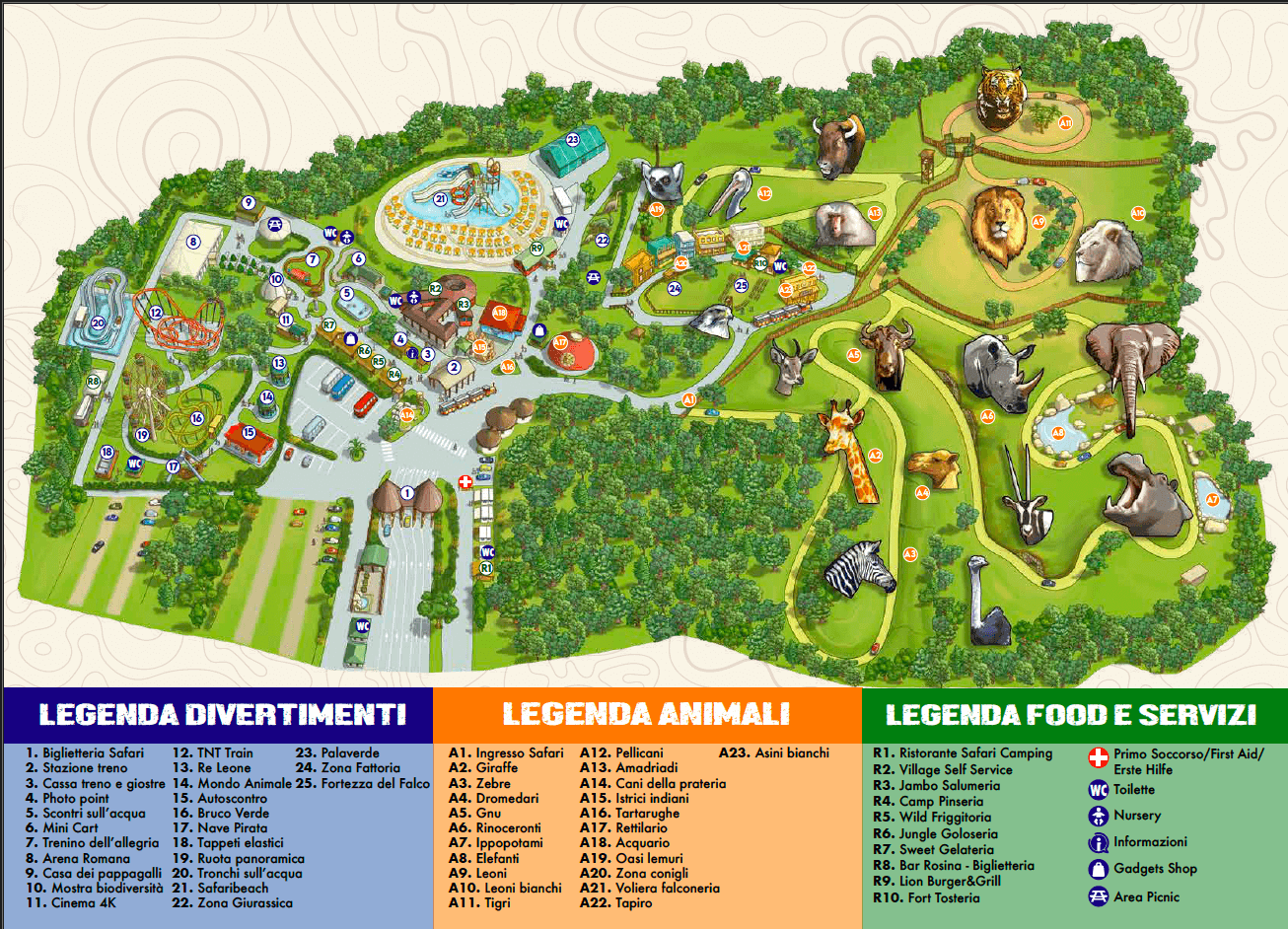 mappa di safari park mappa di safari park mostra tutte le aree